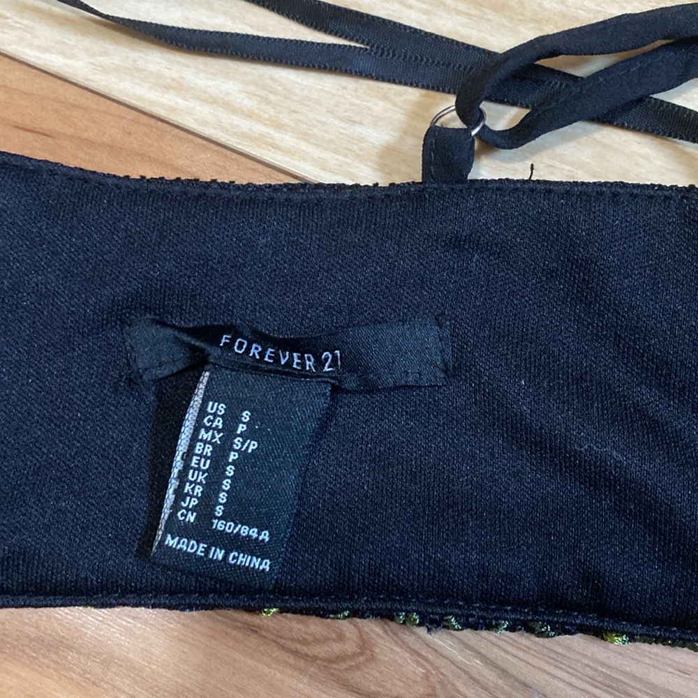 Floral Embroidered Black Bralette - Picture 10 of 12